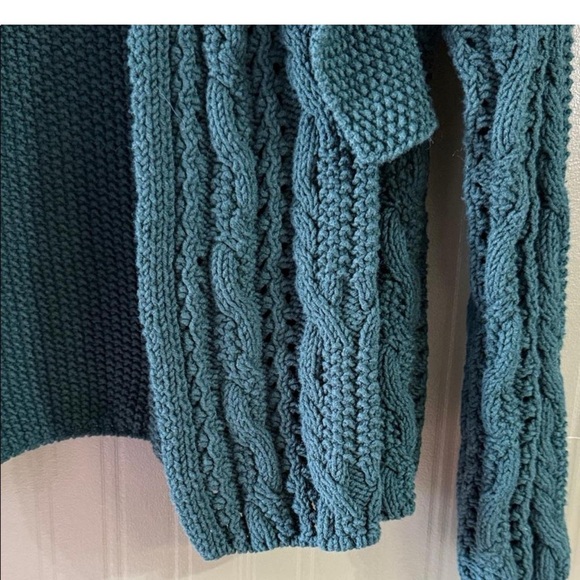 Universal Threads cute green knit‎ open cardigan with ruffles xs - Picture 3 of 7